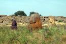 Terpinnia. Scythian women at foot of Stone Grave, Zaporizhzhia Region, Museums 