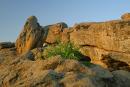 Терпенье. Отвалилась очередная глыба песчаника, Запорожская область, Геологические достопримечательности 