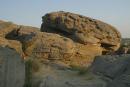 Terpinnia. Porous sandstone boulder, Zaporizhzhia Region, Geological sightseeing 