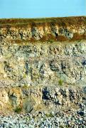 Trudove. Ledges of granite quarry, Zaporizhzhia Region, Geological sightseeing 