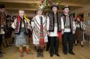 Verkhovyna. Hutsul wedding - the newlyweds and witnesses, Ivano-Frankivsk Region, Peoples 