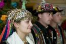 Verkhovyna. Hutsul wedding - happy bride, Ivano-Frankivsk Region, Peoples 