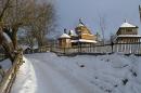 Vorokhta. Winter version of the ensemble of the Peter and Paul Church, Ivano-Frankivsk Region, Churches 