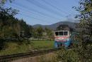 Vorokhta. Carpathian diesel train, Ivano-Frankivsk Region, Roads 