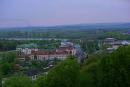 Galych. Valley of the Dniester River and Burshtyn TPP on the horizon, Ivano-Frankivsk Region, Cities 