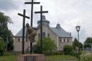 Zalukwa. Monument to the victims of the Soviet regime at the temple, Ivano-Frankivsk Region, Monuments 