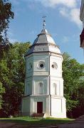 Hoshiv. Massive bell tower of the Hoshiv Monastery, Ivano-Frankivsk Region, Monasteries 