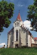 Kalush. Front facade of the church of St. Valentine, Ivano-Frankivsk Region, Churches 