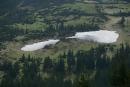 Carpathian NNP. Surviving snowfields, Ivano-Frankivsk Region, National Natural Parks 