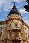 Kolomyia. Decoration of the facade of Museum of Hutsul and Pokuttia, Ivano-Frankivsk Region, Museums 