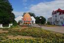 Kolomyia. Square in front of the Pysanka Museum, Ivano-Frankivsk Region, Cities 