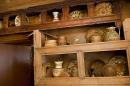 Krivorivnia. Museum I. Franko - rustic sideboard, Ivano-Frankivsk Region, Museums 