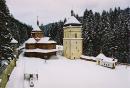 Maniavsky monastery. Panorama of the skete from the gate tower, Ivano-Frankivsk Region, Monasteries 