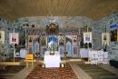 Maniavsky monastery. The decoration of the Church of the Exaltation of the Resurrection, Ivano-Frankivsk Region, Monasteries 