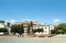 Nadvirna. Central square of Taras Shevchenko, Ivano-Frankivsk Region, Cities 