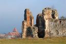 Pniv. The ruins of the castle tower and the Nadvirniansky MES, Ivano-Frankivsk Region, Fortesses & Castles 