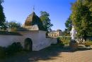 Rohatyn. Statue of the Virgin at the Nativity Church, Ivano-Frankivsk Region, Churches 