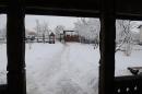 Staryi Ugryniv. View from the porch of the house of the S. Bandera family, Ivano-Frankivsk Region, Museums 