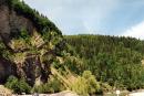 Tyudiv. Exposure of Paleogene Flish over Cheremosh, Ivano-Frankivsk Region, Geological sightseeing 