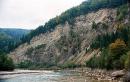 Tyudiv. The edge of the Sokolsky Range on the bank of the Cheremosh, Ivano-Frankivsk Region, Rivers 