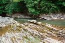 Sheshory. Tectonically overturned flysch rocks, Ivano-Frankivsk Region, Geological sightseeing 