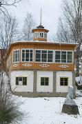 Yaremche. DC "Carpathian" - a building with a turret, Ivano-Frankivsk Region, Civic Architecture 