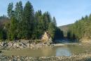 Yaremche. Bend of the channel in the upper course of the Prut River, Ivano-Frankivsk Region, Rivers 