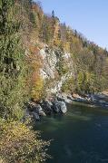 Yaremche. Narrow valley headwater Prut, Ivano-Frankivsk Region, Rivers 