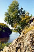  der Felsen Den hohen Stein
, Gebiet Shitomir,  die geologischen Sehensw?rdigkeiten
